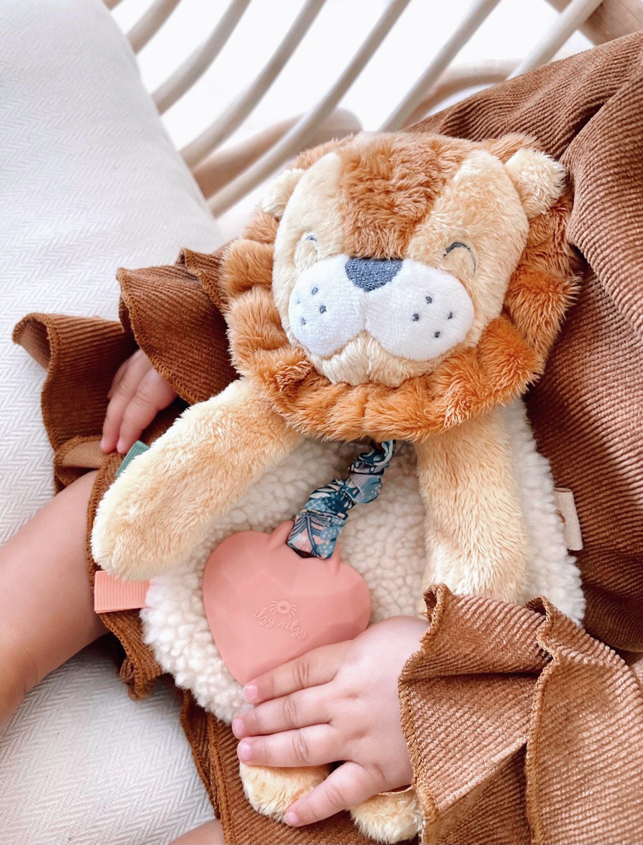 Itzy Lovey Plush & Teether Toy - aROARable Friends