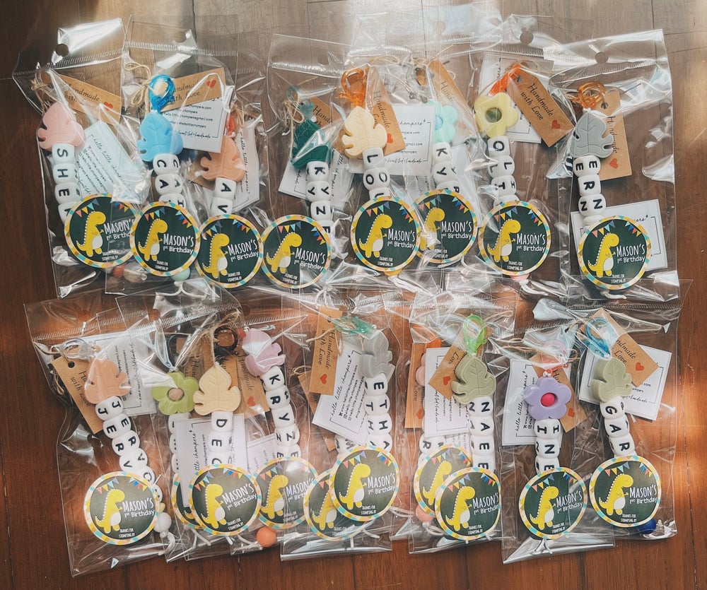 Custom NAME CHARM Party Pack (Min. 8 packs)