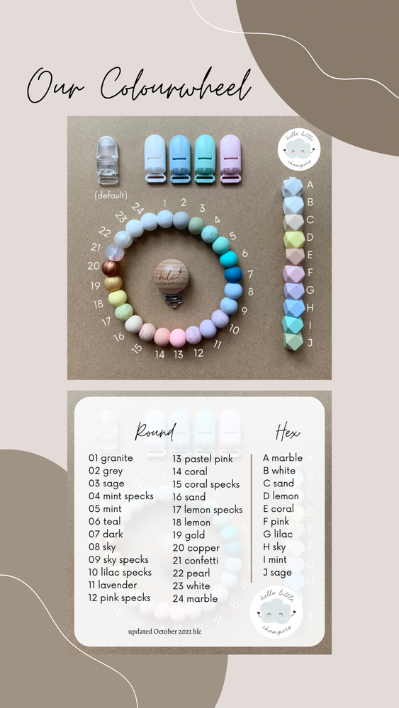 Custom Name Clip - for teether/ pacifier/ toys