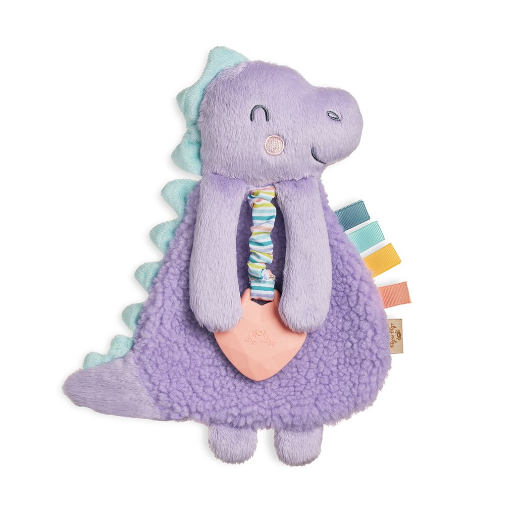 Itzy Lovey Plush & Teether Toy - aROARable Friends