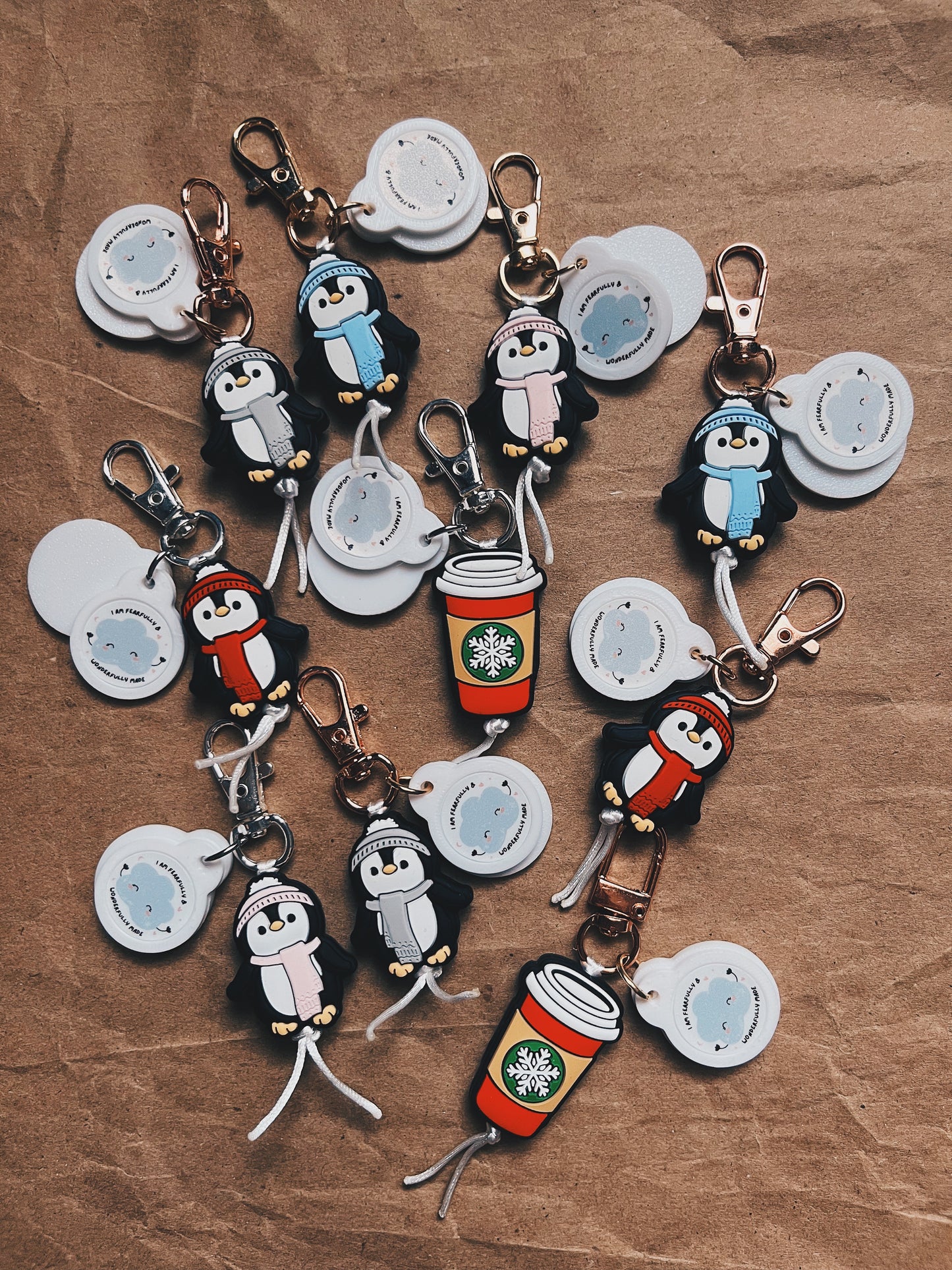 Frosty Season trolley token charms