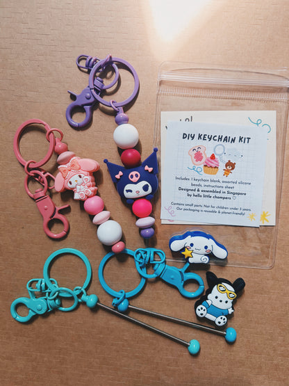 Sanrio-inspired DIY keychain kit
