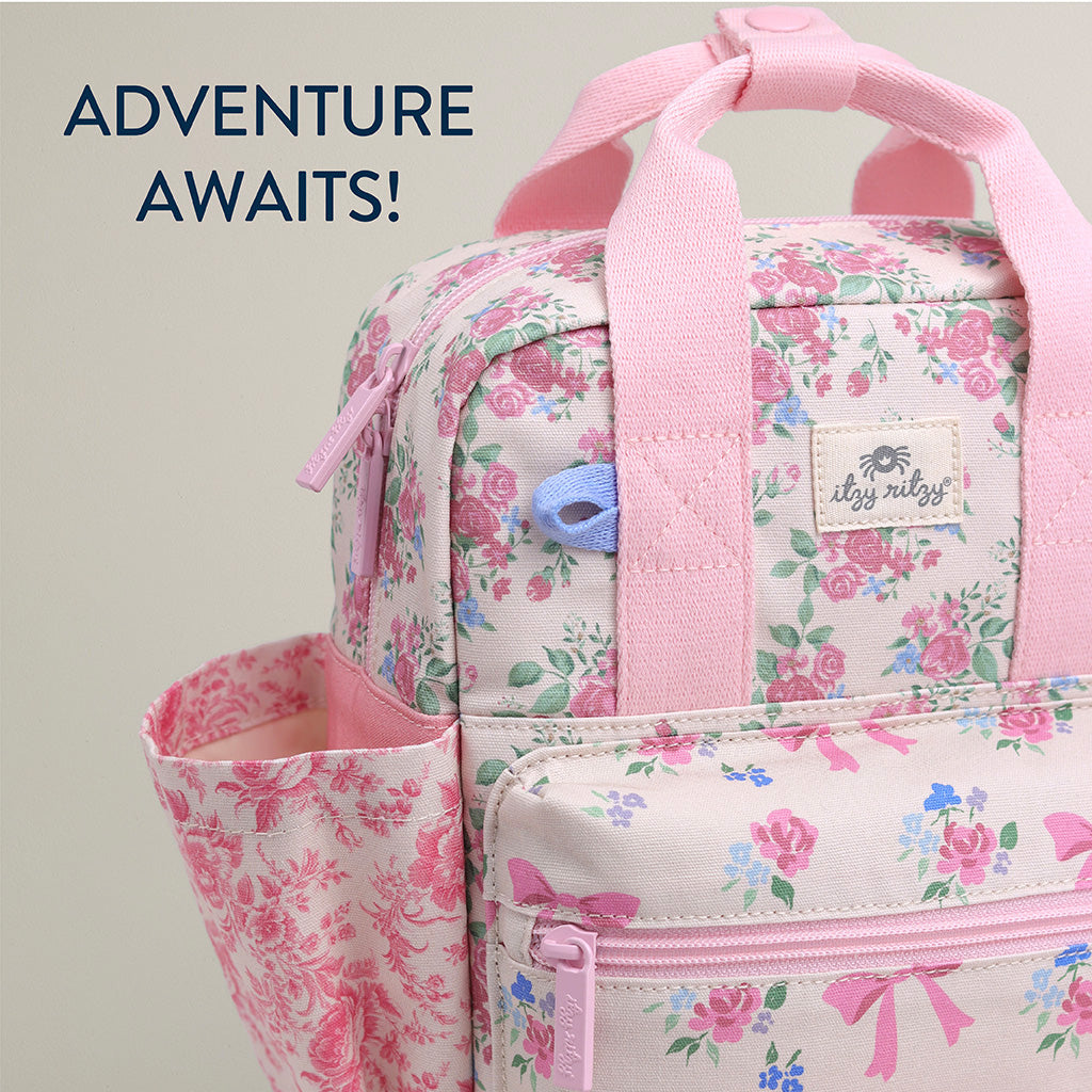 Ribbons & Roses Toddler Backpack