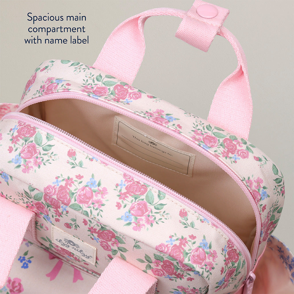 Ribbons & Roses Toddler Backpack