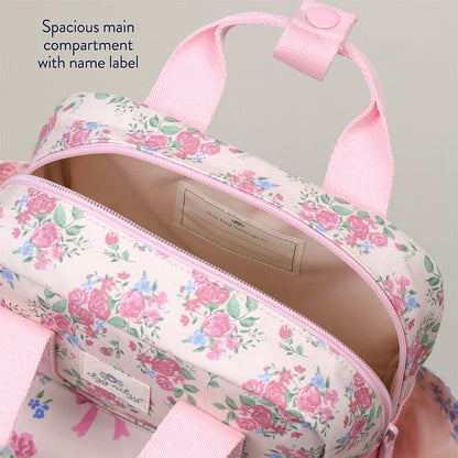 Ribbons & Roses Toddler Backpack