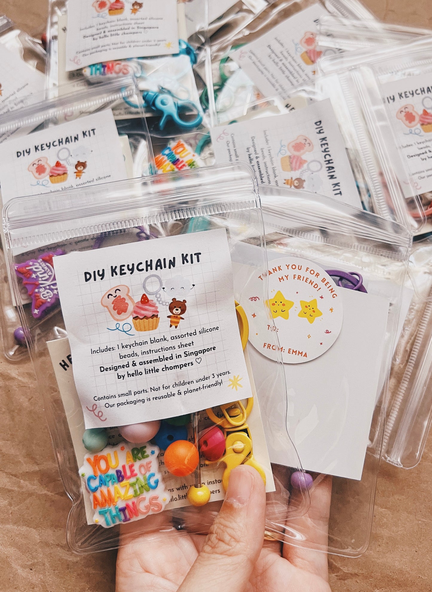 KEYCHAIN KIT Party Pack (Min. 8 packs)