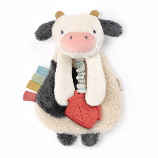 Itzy Lovey Plush & Teether Toy - Carmen the Cow