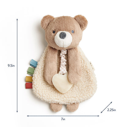 Itzy Lovey Plush & Teether Toy - Theo the Bear