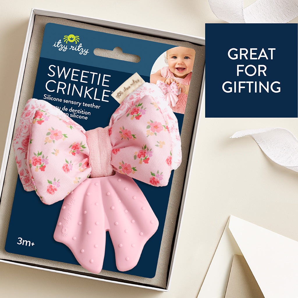 Bow Sweetie Crinkle™ Sensory Teether