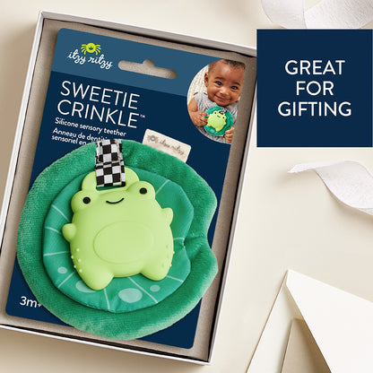 Freddie the Frog Sweetie Crinkle™ Sensory Teether