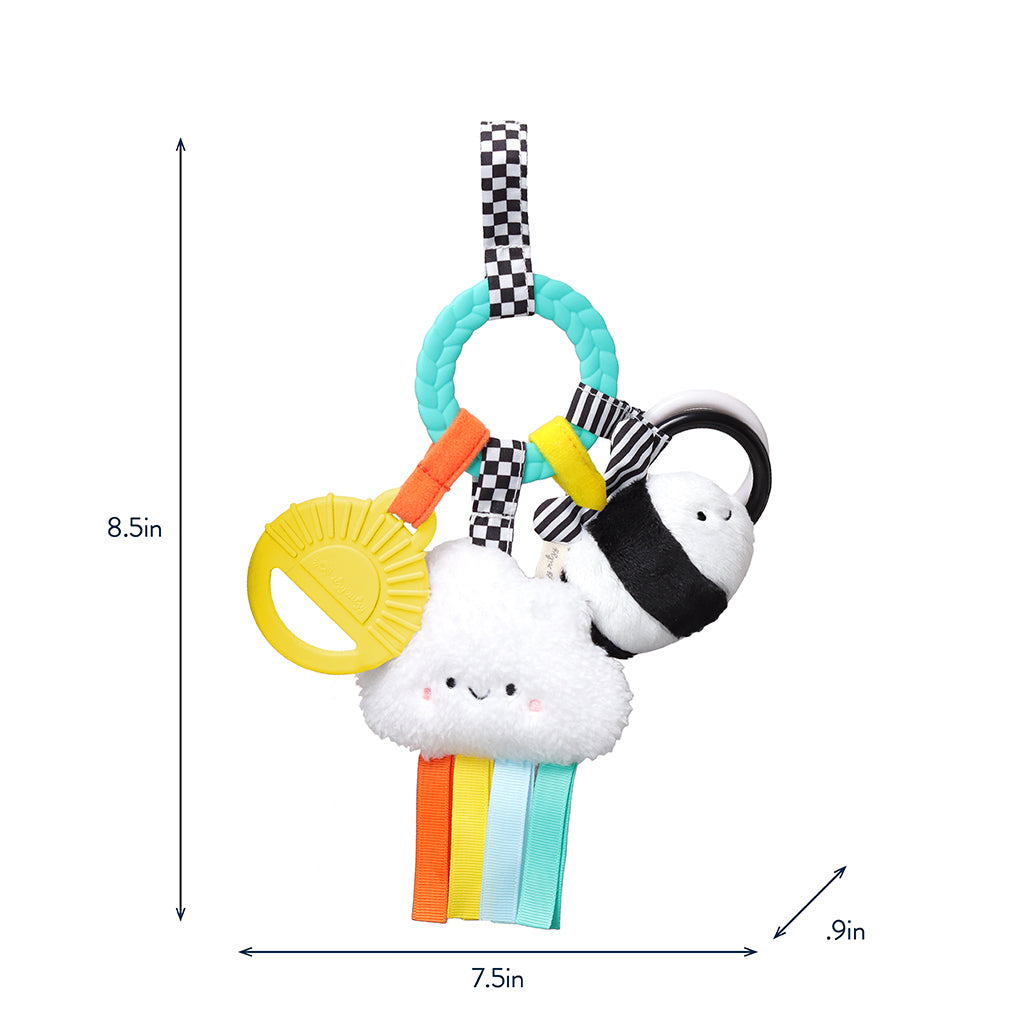 High Contrast Bitzy Busy Ring™ Teething Activity Toy