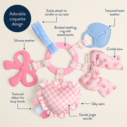 Bow Bitzy Busy Ring™ Teething Activity Toy
