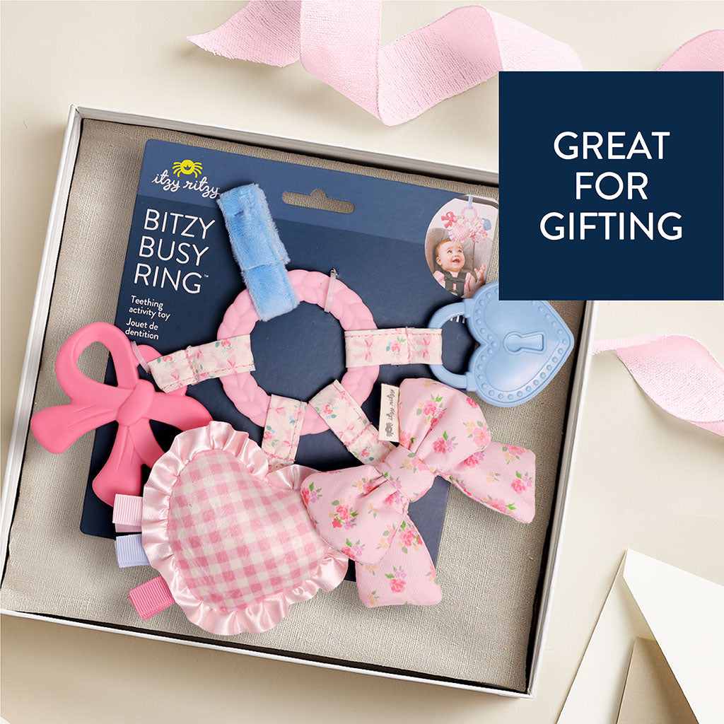 Bow Bitzy Busy Ring™ Teething Activity Toy