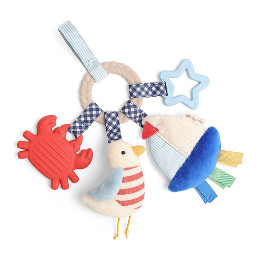 Nautical Bitzy Busy Ring™ Teething Activity Toy