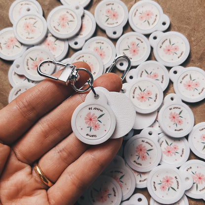 BE JOYFUL [1 Thessalonians 5:16] Trolley Token Charm