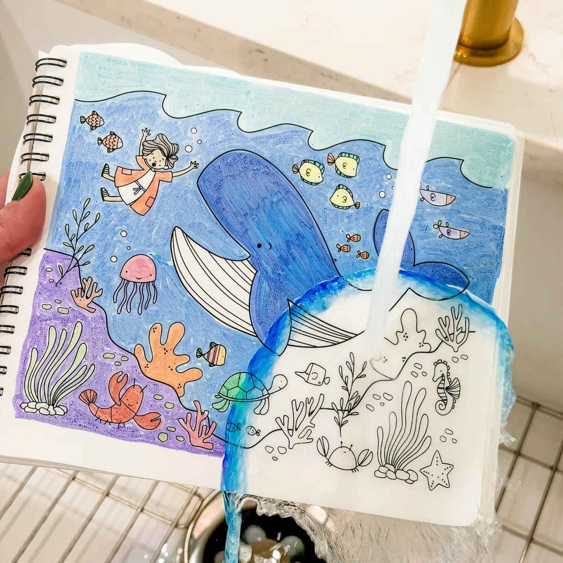 Bible Stories Silicone Colouring Book