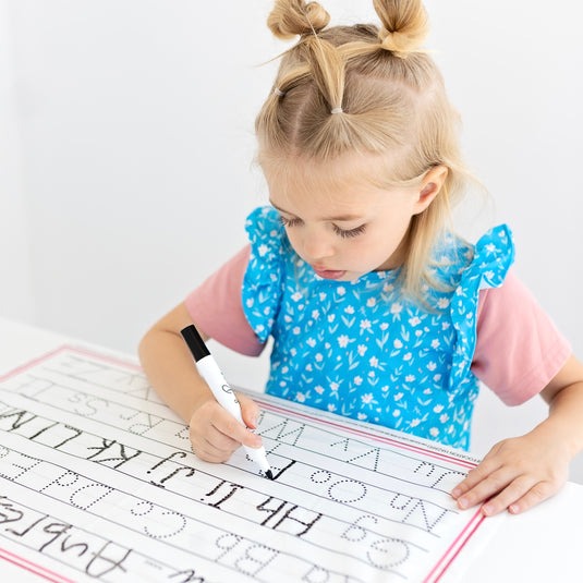 [Pack of 30] Cutie Placemats - Tracing Letters/Numbers/Shapes