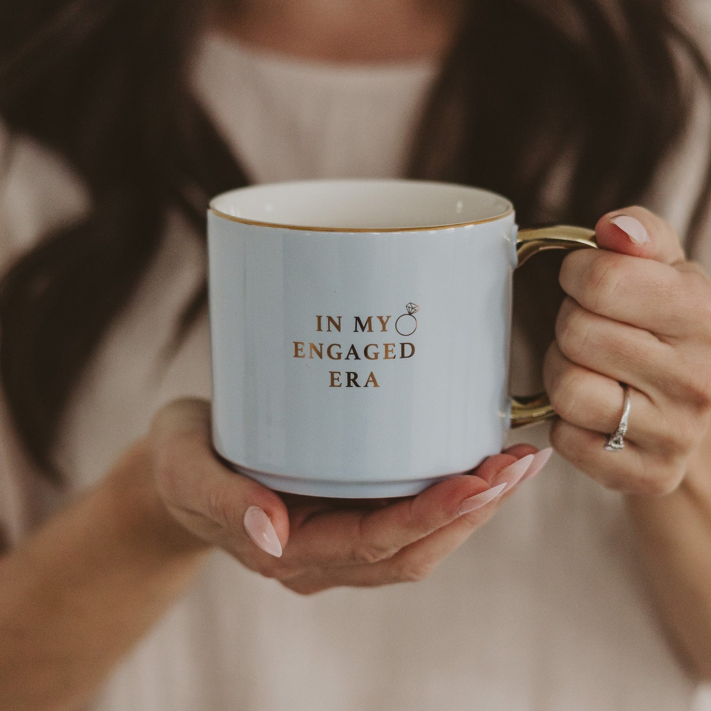 In My Engaged Era 14oz Gold-handle Coffee Mug