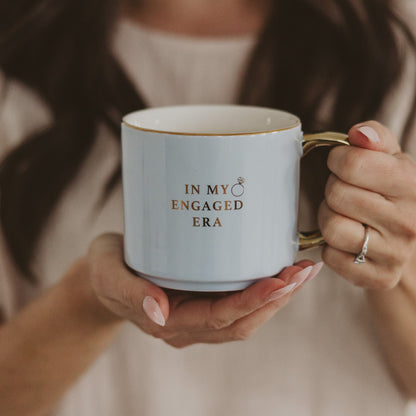 In My Engaged Era 14oz Gold-handle Coffee Mug