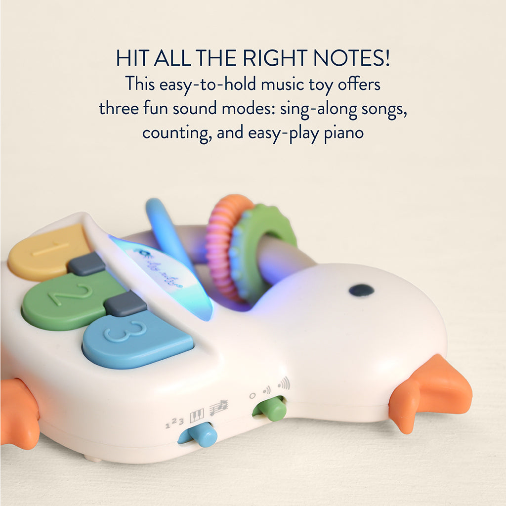 Bitzy Tunes™ Musical Piano Toy Duck