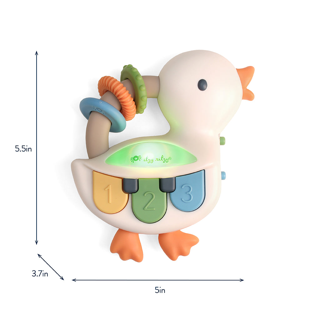 Bitzy Tunes™ Musical Piano Toy Duck