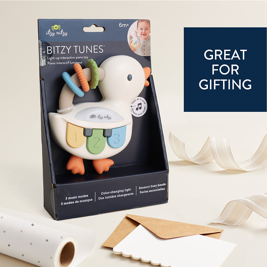 Bitzy Tunes™ Musical Piano Toy Duck