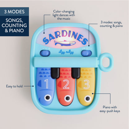 Bitzy Tunes™ Musical Piano Toy Sardines