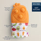 Carrot Itzy Mitt Pop™ Sensory Teething Mitten