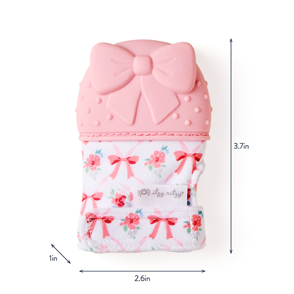 Ribbons & Roses Teething Mitten