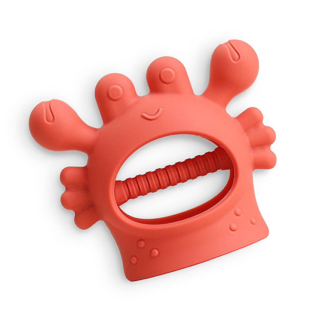 Crab Bitzy Grip™ Hand Teether
