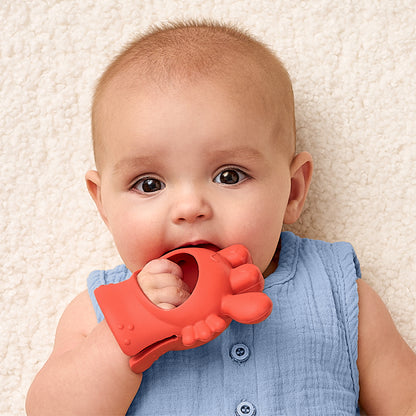 Crab Bitzy Grip™ Hand Teether