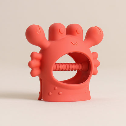 Crab Bitzy Grip™ Hand Teether