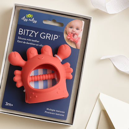 Crab Bitzy Grip™ Hand Teether