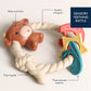 Highland Cow Ritzy Rattle
