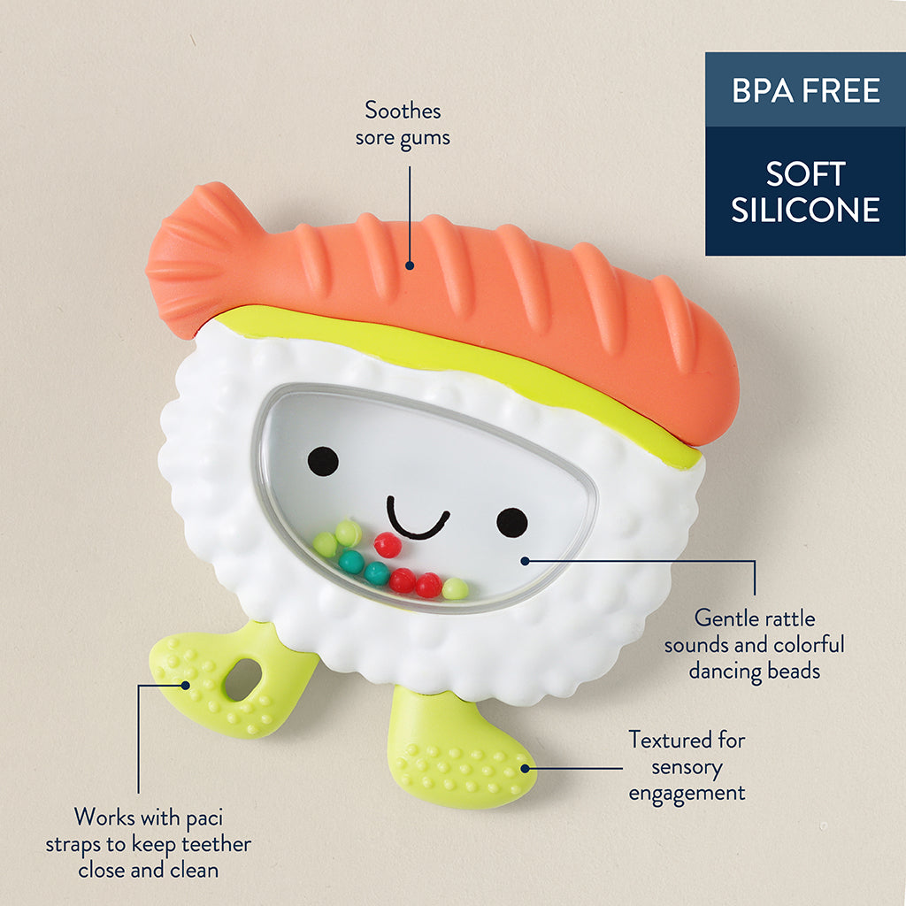 Sammy the Sushi Sweetie Shake Plus™ Rattle & Teether