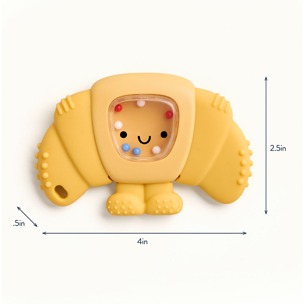 Chloe the Croissant Sweetie Shake Plus™ Rattle & Teether