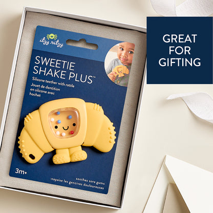 Chloe the Croissant Sweetie Shake Plus™ Rattle & Teether