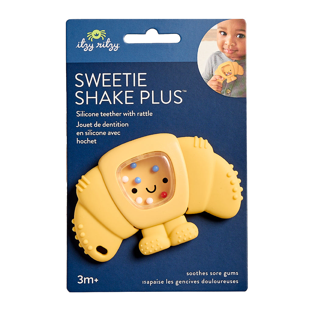 Chloe the Croissant Sweetie Shake Plus™ Rattle & Teether