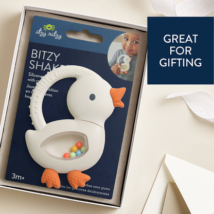 Goose Bitzy Shake™ Rattle and Teether