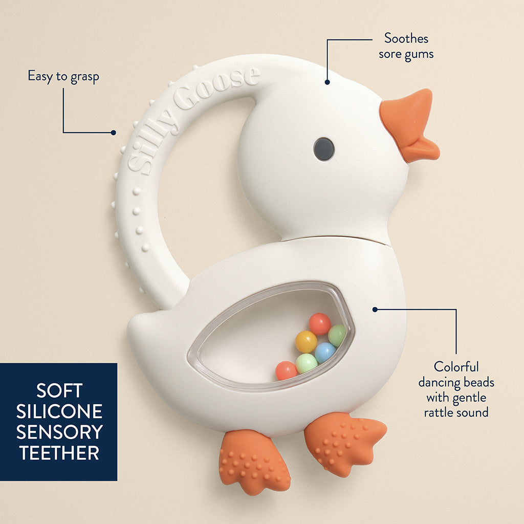 Goose Bitzy Shake™ Rattle and Teether
