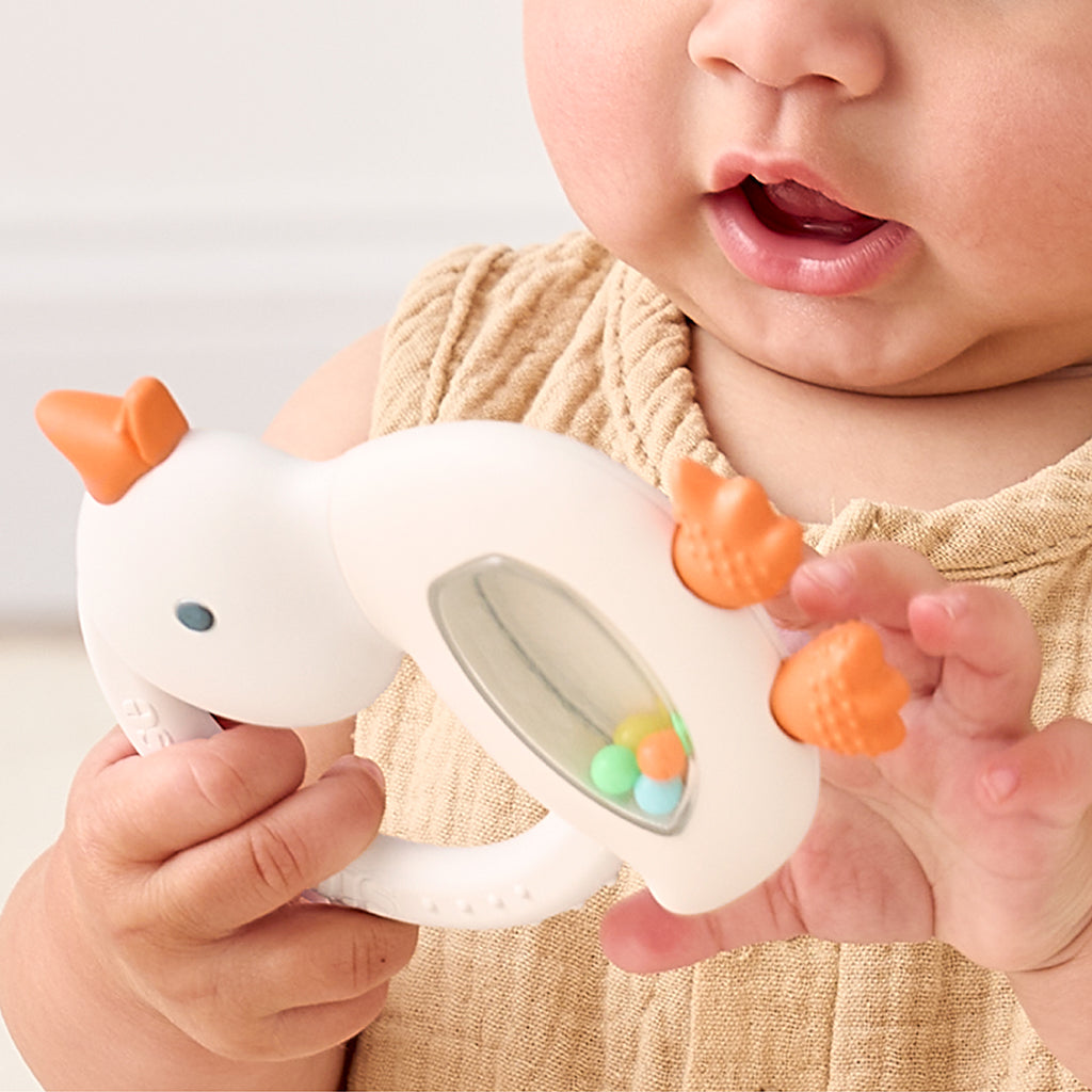 Goose Bitzy Shake™ Rattle and Teether