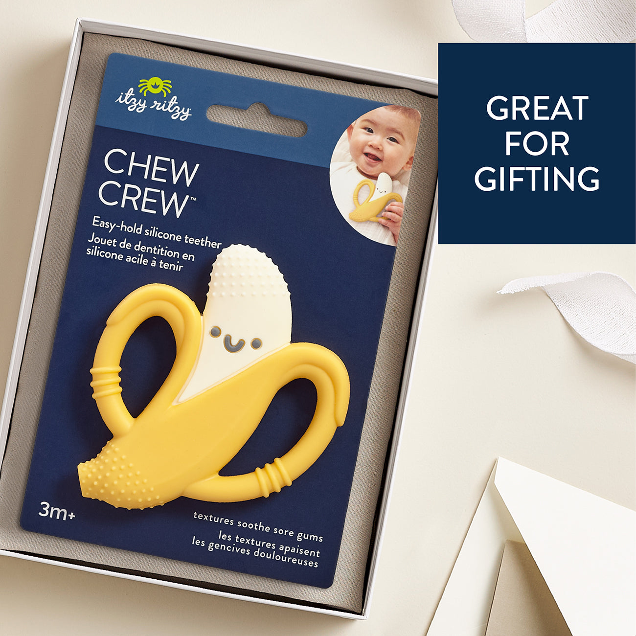 Beckett the Banana - Chew Crew Silicone Handle Teether
