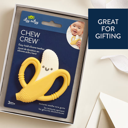 Beckett the Banana - Chew Crew Silicone Handle Teether