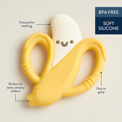 Beckett the Banana - Chew Crew Silicone Handle Teether