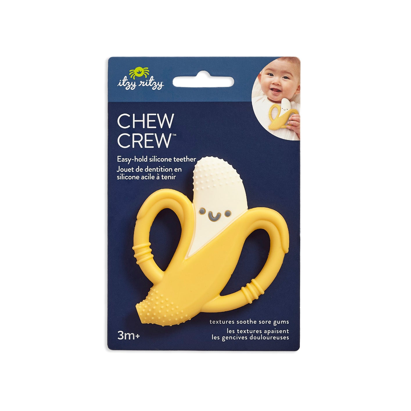 Beckett the Banana - Chew Crew Silicone Handle Teether