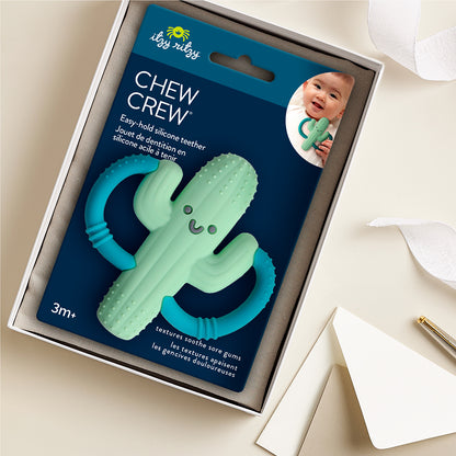 Cooper the Cactus - Chew Crew Silicone Handle Teether