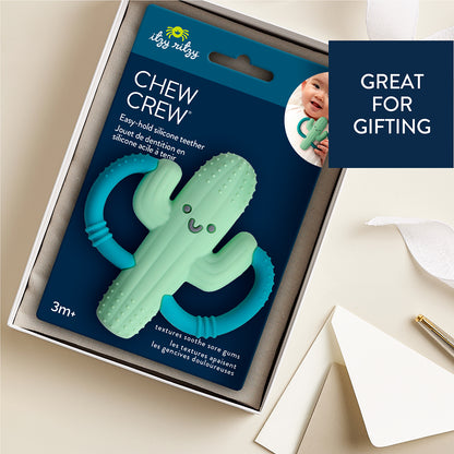 Cooper the Cactus - Chew Crew Silicone Handle Teether