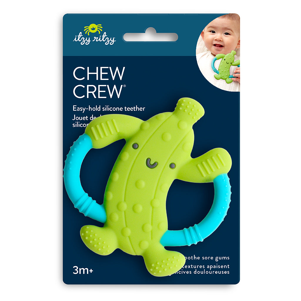 Parker the Pickle - Chew Crew Silicone Handle Teether