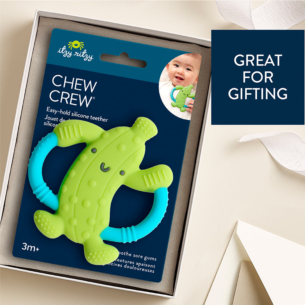 Parker the Pickle - Chew Crew Silicone Handle Teether