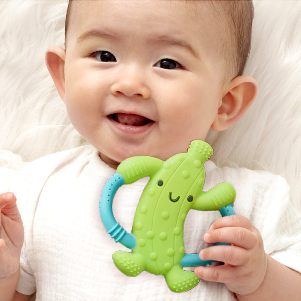 Parker the Pickle - Chew Crew Silicone Handle Teether